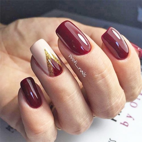 cute-burgundy-nail-designs-picture-1 - Hairs.Lond