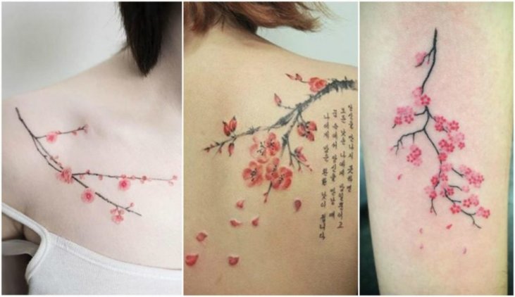 Amazing Cherry Blossom Tree Tattoos Latest Desings For March 20