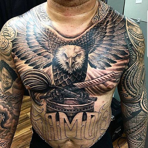 101 Best Chest Tattoos For Men: Cool Ideas + Designs (2020 Guide .