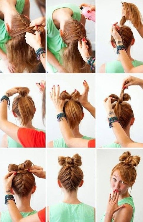 Cute, Easy, Chic: Simple Step-By-Step Hair Tutorial | Long hair .