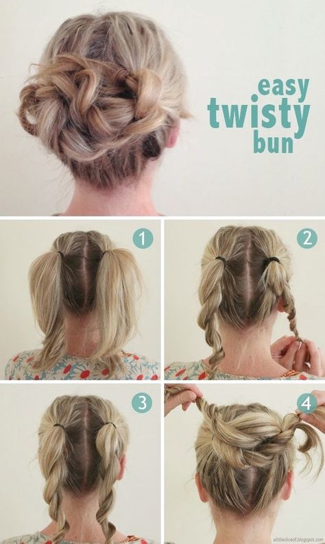 Fast and Chic Hairstyle Tutorials for Lazy Girls | Hair lengths .