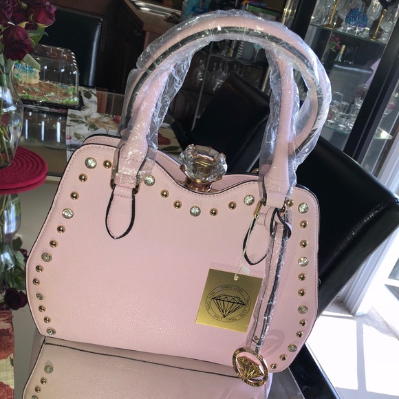 Traci Lynn Bags | Pink Diamond Chic Handbag | Poshma