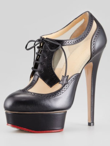 Chic High Heel Oxfords