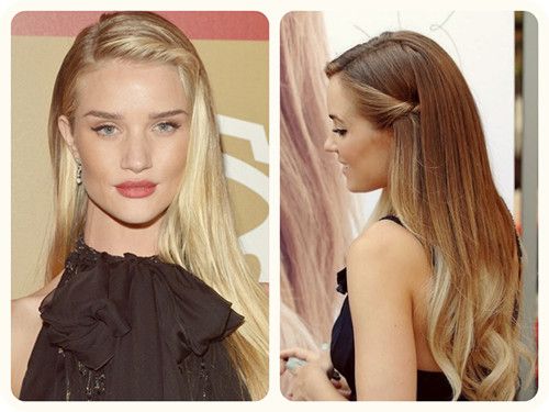 7 Best Easy and Chic Holiday Hairstyle Ideas - | Straight prom .