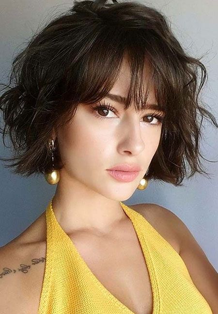 Chic Short Hairstyles With Bangs