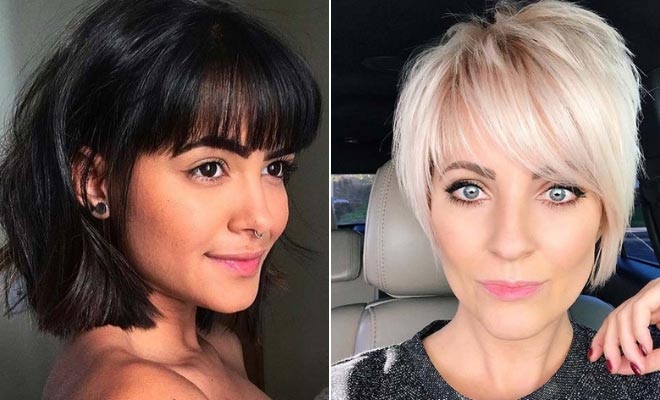 23 Trendy Ways to Wear Short Hair with Bangs | StayGl