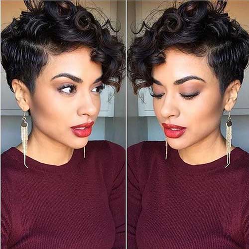 25 Chic Curly Short Hairstyl