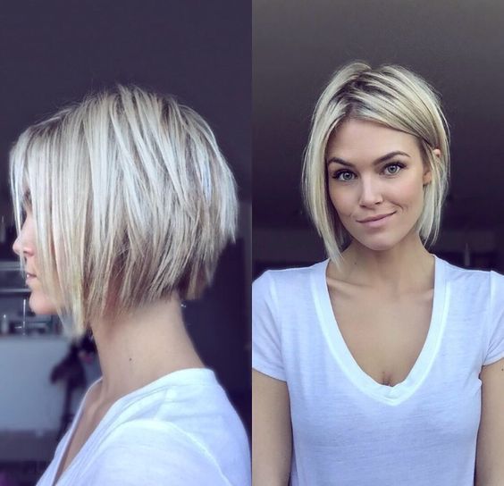 chic simple easy short haircut for summer | Short hair styles .