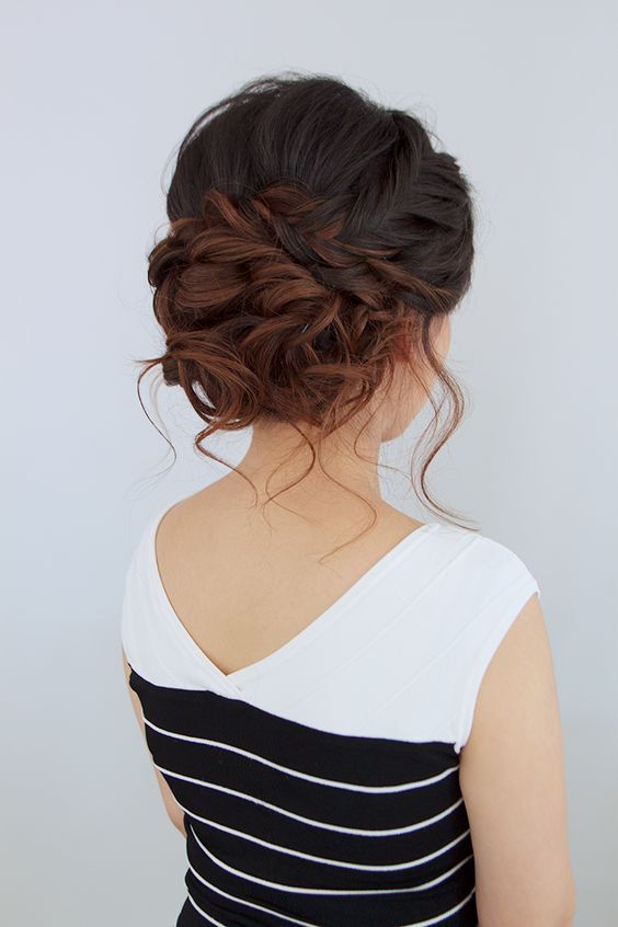 Wedding Hairstyles | Hair styles, Medium hair styles, Hair beauty .