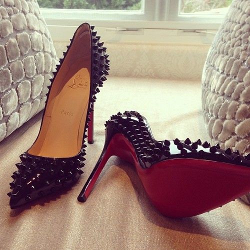 Christian Louboutin Pigalle Spiked Heels!!! | Christian louboutin .