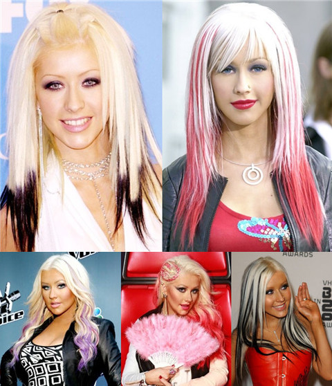 Top 40 Most Beautiful Hair Looks of Christina Aguilera - Pretty .
