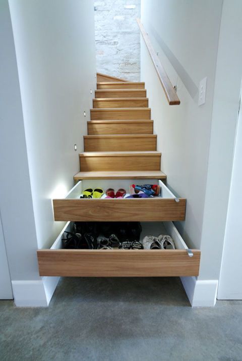 Beautiful shoe storage ide