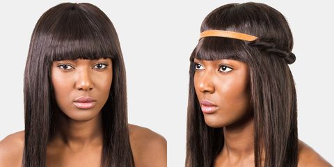 How to Style Bangs - 5 Hairstyles to Keep Your Bangs Out of Your Fa