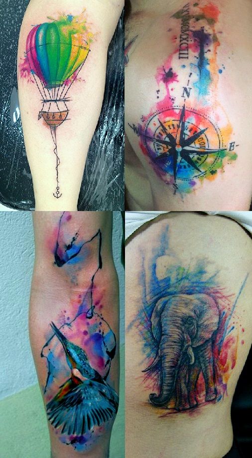 54 Absolutely Fabulous Colorful Tattoo Designs | Cover tattoo .