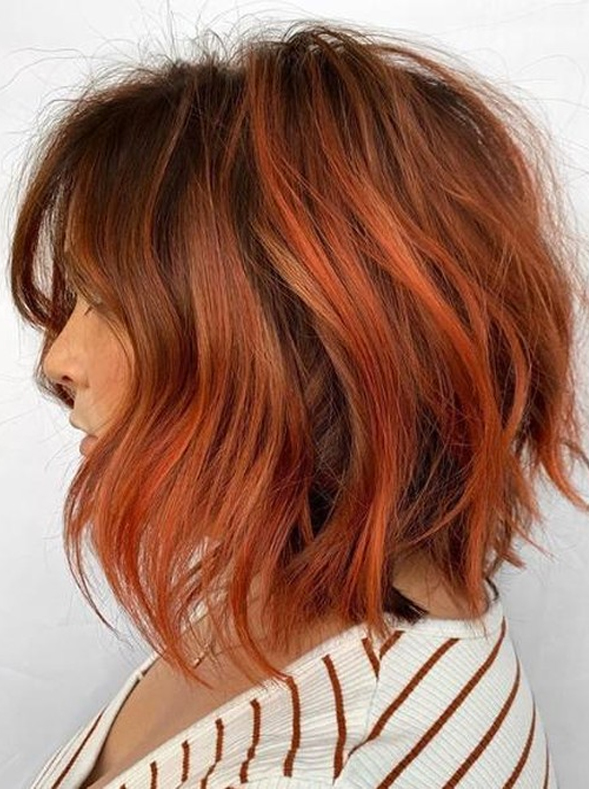 Hottest Copper Rose Hair Colors for Short Hair in Year 2020 .