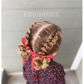 little girls dutch braid hairstyles - Google Search | Girl hair .