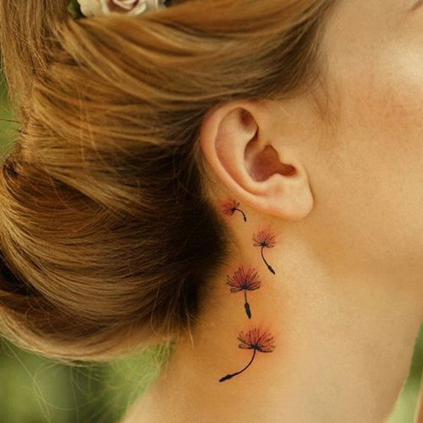 60+ Pretty Designs of Ear Tattoos 20