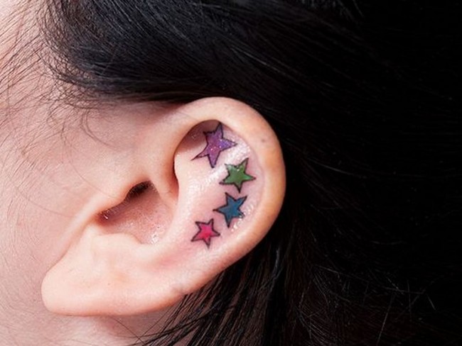 55+ Excellent Mini Ear Tattoo Designs & Meanings- Powerful Ideas .