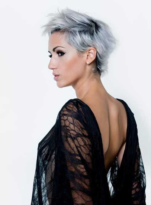 15 Cool Funky Short Hair Styles | Short platinum hair, Funky short .