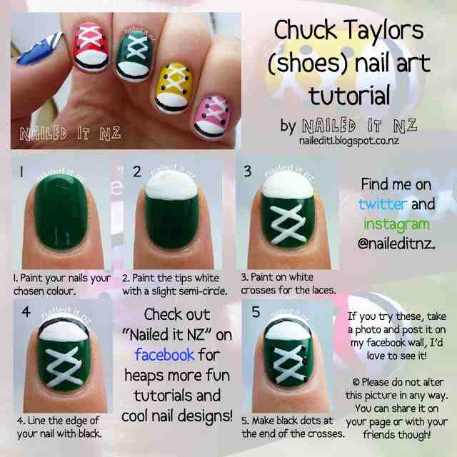 Cool Nail Art For Short Nails - Tons of Tutorials - Do-It-Yourself .