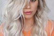 Pretty Long Fluffy Platinum Blonde Hairstyles to Get Attractive .