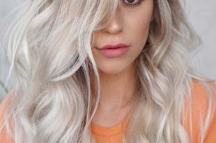 Pretty Long Fluffy Platinum Blonde Hairstyles to Get Attractive .