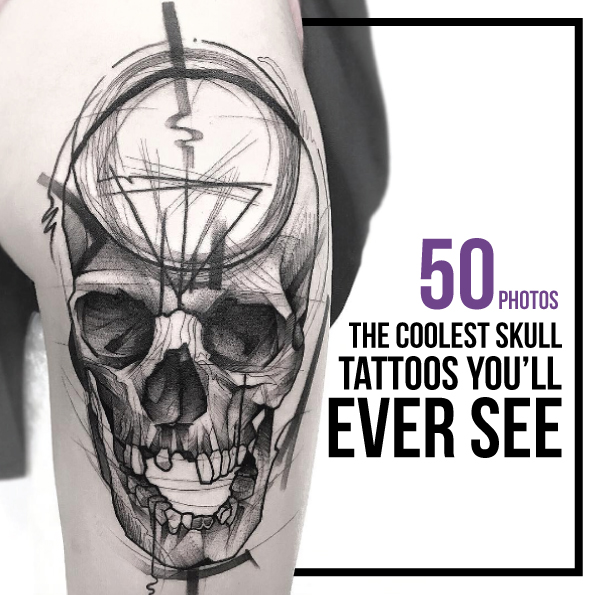 The Coolest Skull Tattoos You'll Ever See (50 PHOTOS) - TattooBle