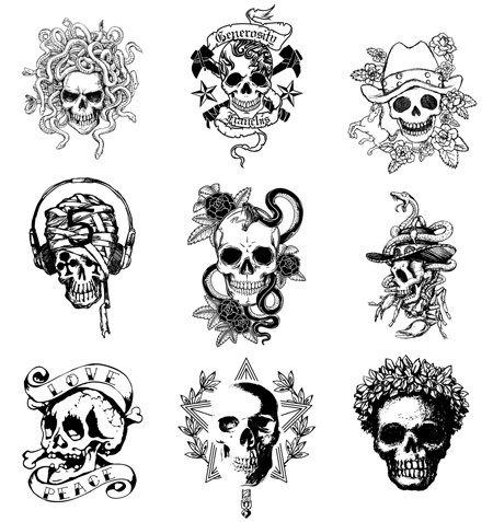 Skull Tattoos Designs Ideas : Page 76 - Clip Art Libra