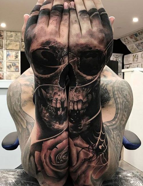 125 Best Skull Tattoos For Men | Tattoos for guys, Skull tattoos .