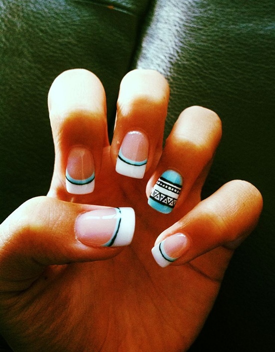 30 Trendy Tribal Nail Art Ide