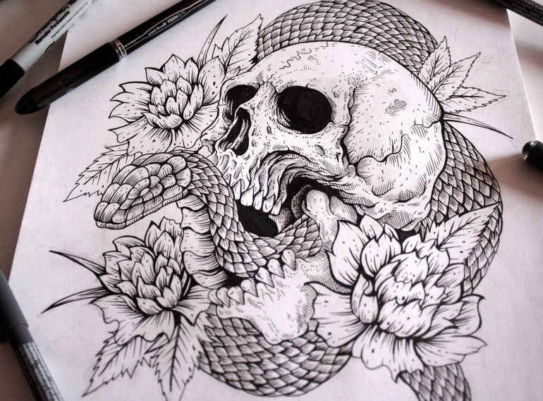 Demon Head – Small but cool Tattoo designs. on Inspiration