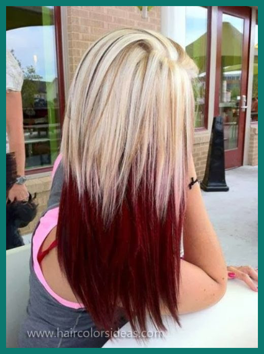 Two tone Hairstyles Long Hair 95500 36 Two tone Hair Color Ideas .