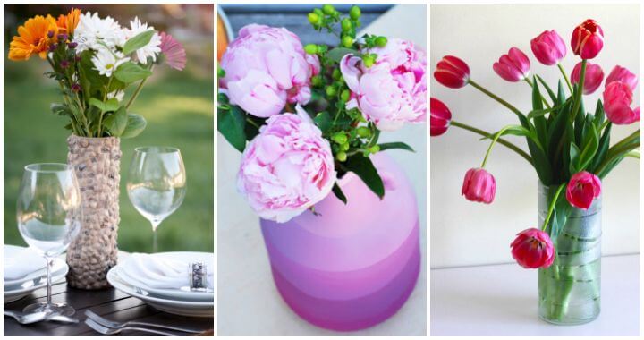 100 DIY Vases or Centerpiece - Unique Ways to DIY Your Vases .