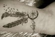 22 Creative Dream Catcher Tattoo Designs | Cute tattoos on wrist .