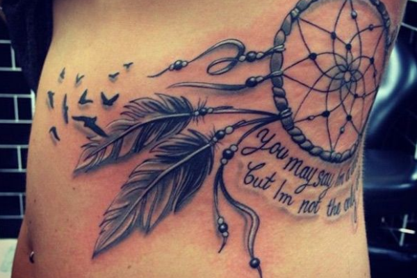 22 Creative Dream Catcher Tattoo Designs | Dream catcher tattoo .