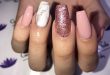 Creative mismatched glitter and marble nail art design ideas #nail .