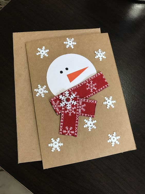 How to Make Super Easy Christmas Crafts for Toddlers - Snowman .