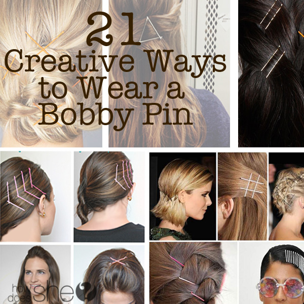 Creative Ways to Wear Bobby Pins