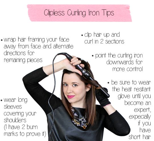 How to: Clipless Curling Iron Tutorial // Crazy Style Love I .