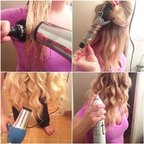 Curly Hairstyle: Beach Waves Tutorials Curly Frisur zu haben .