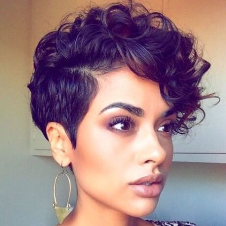 Curly Pixie Hairstyles for Women