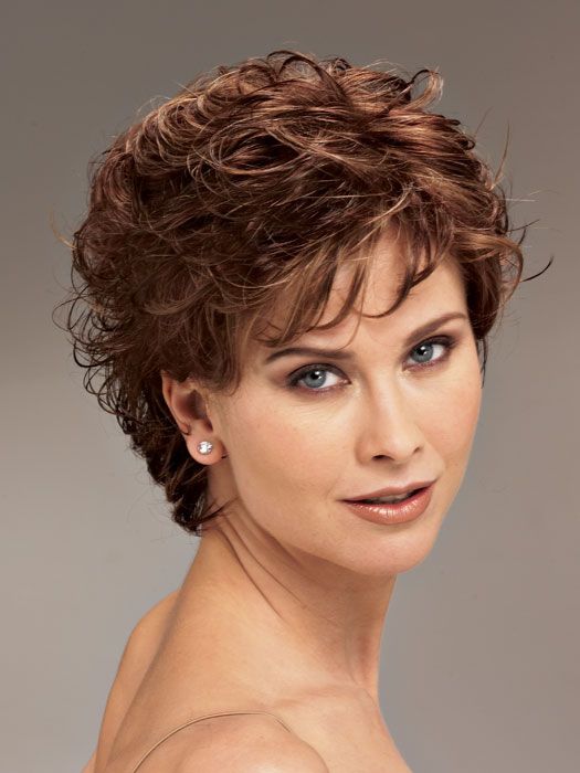 short hairstyles for curly hair women over 40- Hairstyles Portal .