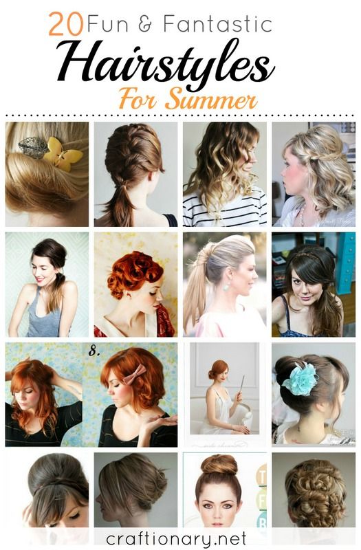 20 Hairstyles- Braids, Ponytails, Buns & More (Easy and Cute .