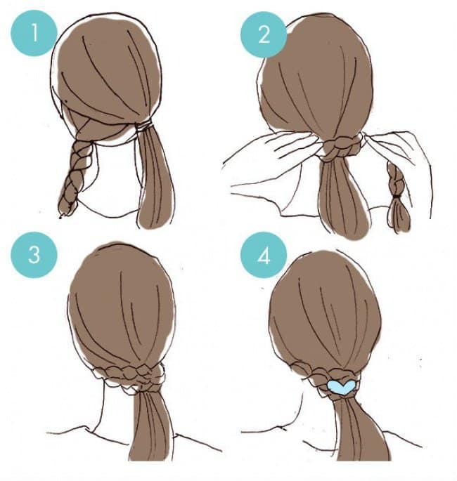 65 Easy And Cute Hairstyles That Can Be Done In Just A Few Minut