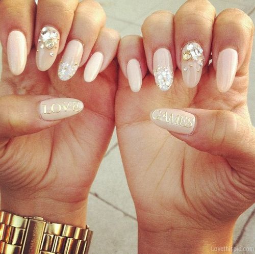 Rounded Nails girly cute nails girl nail polish nail pretty girls .