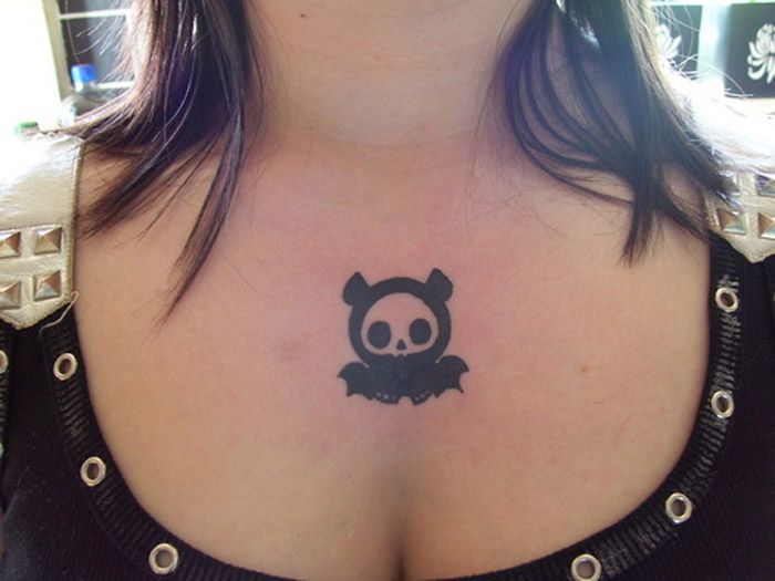 Cute Small Chest Tattoos for Women - Tattoo Designs Piercing Body .