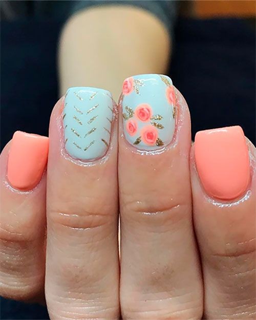 Spring Nail Art 2019: 65 Cute Spring Nail Designs » Welco