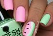 30 Eye-Catching Summer Nail Art Designs | Watermelon nails, Nail .