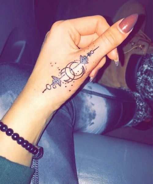 Easy Cute Tattoo Design for Women #TattoosforWomen | Hand tattoos .
