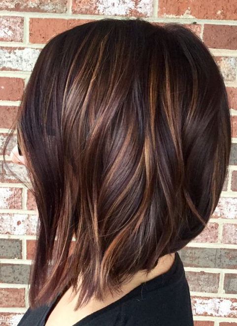 Hair Color Dark Brown Layers with Spring Hairstyles Ideas 2018 .